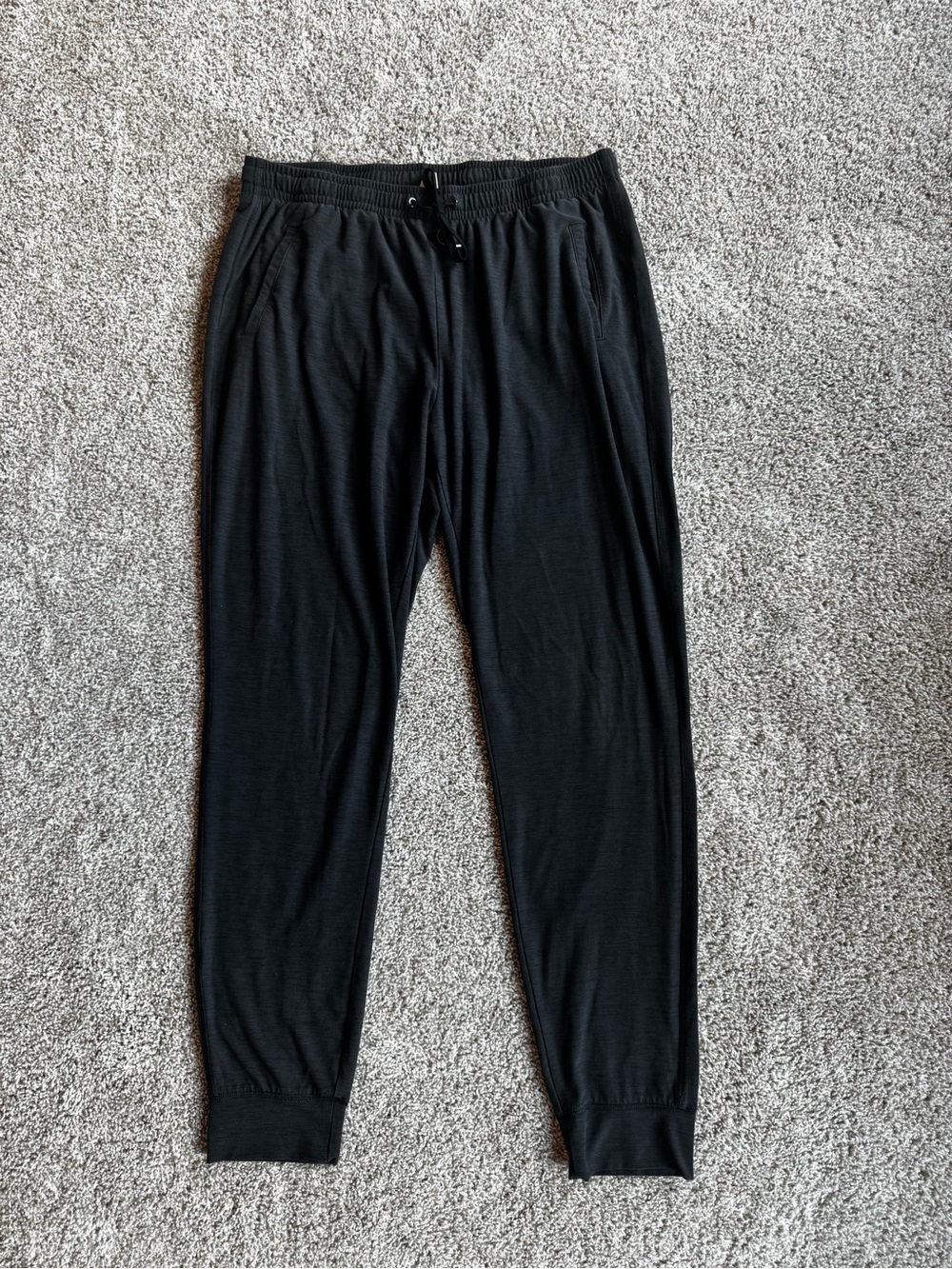 Women's Old Navy Jogger Pants Mid-Rise Pull On Drawstring Lounge Large Tall - Picture 3 of 9
